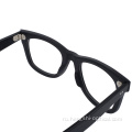 Лучшее качество Eye Wear Unisex Fashion Retro Black Optical Eyear Acetate Rame